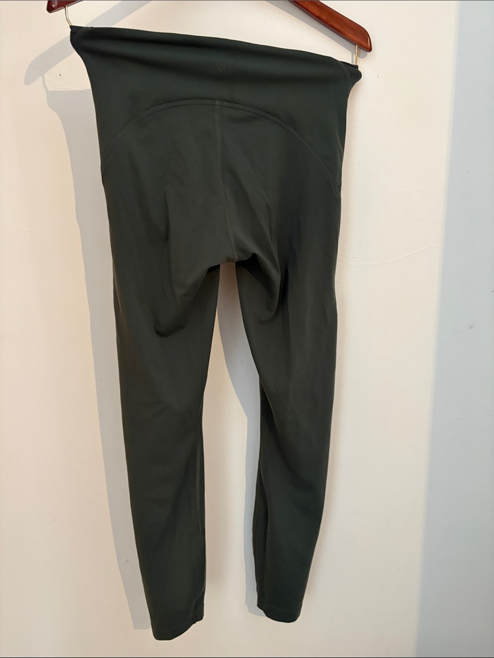 High-Waist Dark Green Lululemon Active Leggings